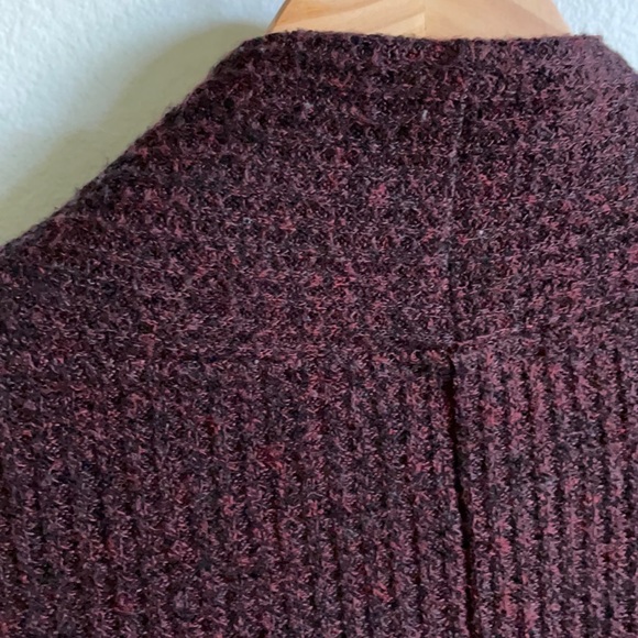 Burgundy Cardigan by Ou Empereur ou Rien, Size L - Picture 10 of 14